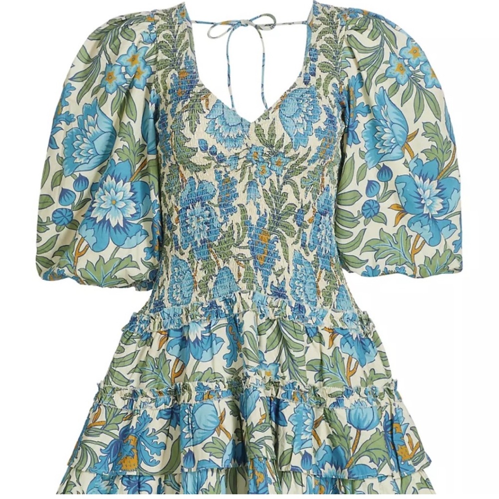 Love the Label Audrey Floral Smocked Minidress